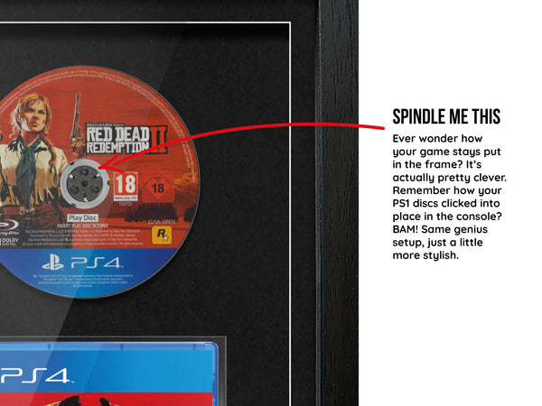 Red Dead Redemption II (PS4) Exhibition Range Framed Game - Frame-A-Game