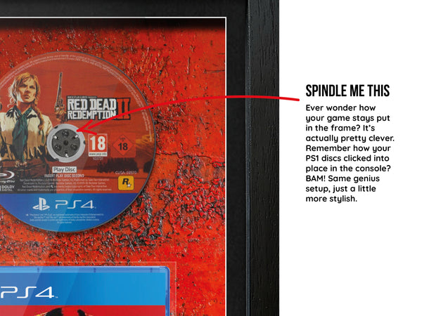 Red Dead Redemption II (PS4) Inspired By Exhibition Range Framed Game - Frame-A-Game
