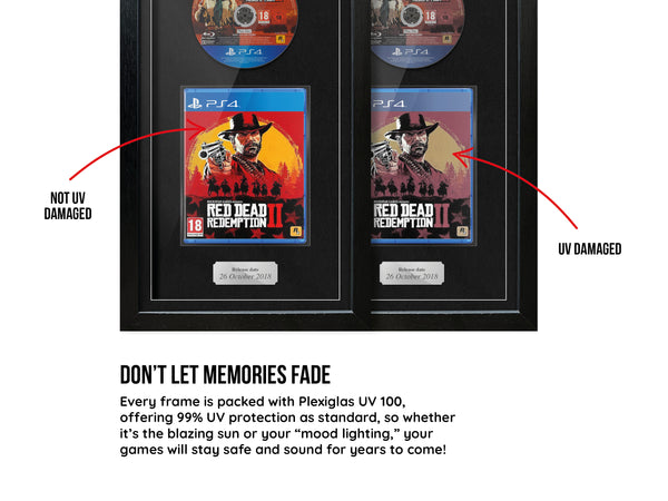 Red Dead Redemption II (PS4) Exhibition Range Framed Game - Frame-A-Game