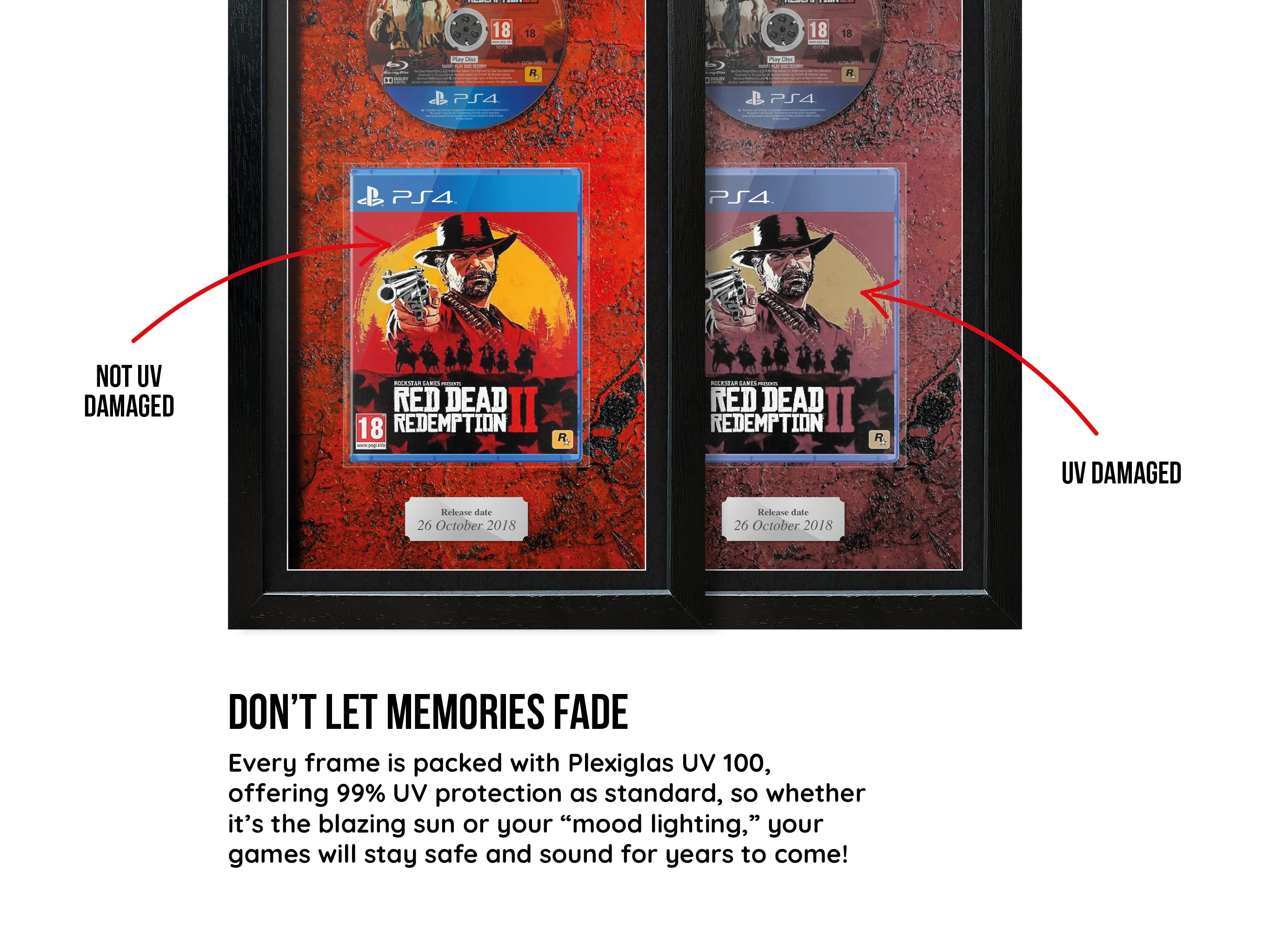 Red Dead Redemption II (PS4) Inspired By Exhibition Range Framed Game - Frame-A-Game