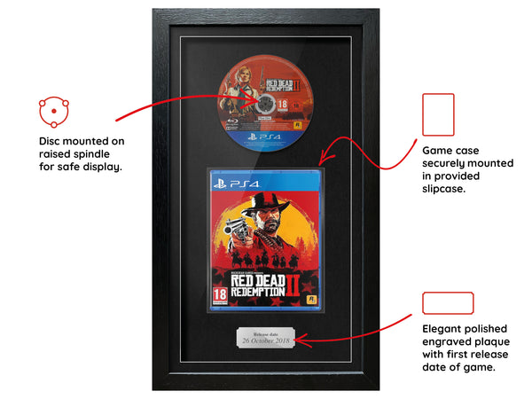 Red Dead Redemption II (PS4) Exhibition Range Framed Game - Frame-A-Game
