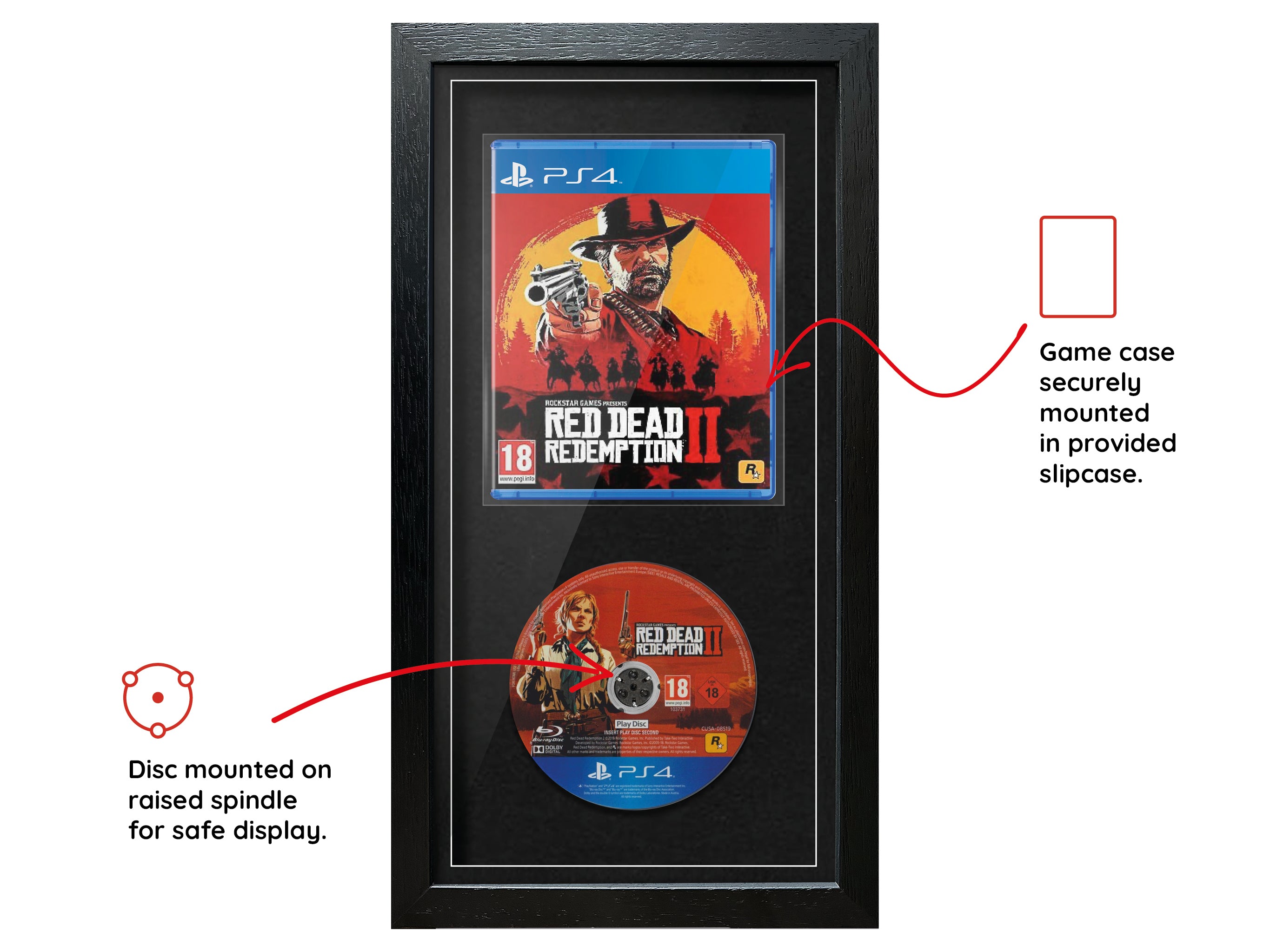 Red Dead Redemption II (PS4) Expo Pro Range Framed Game - Frame-A-Game