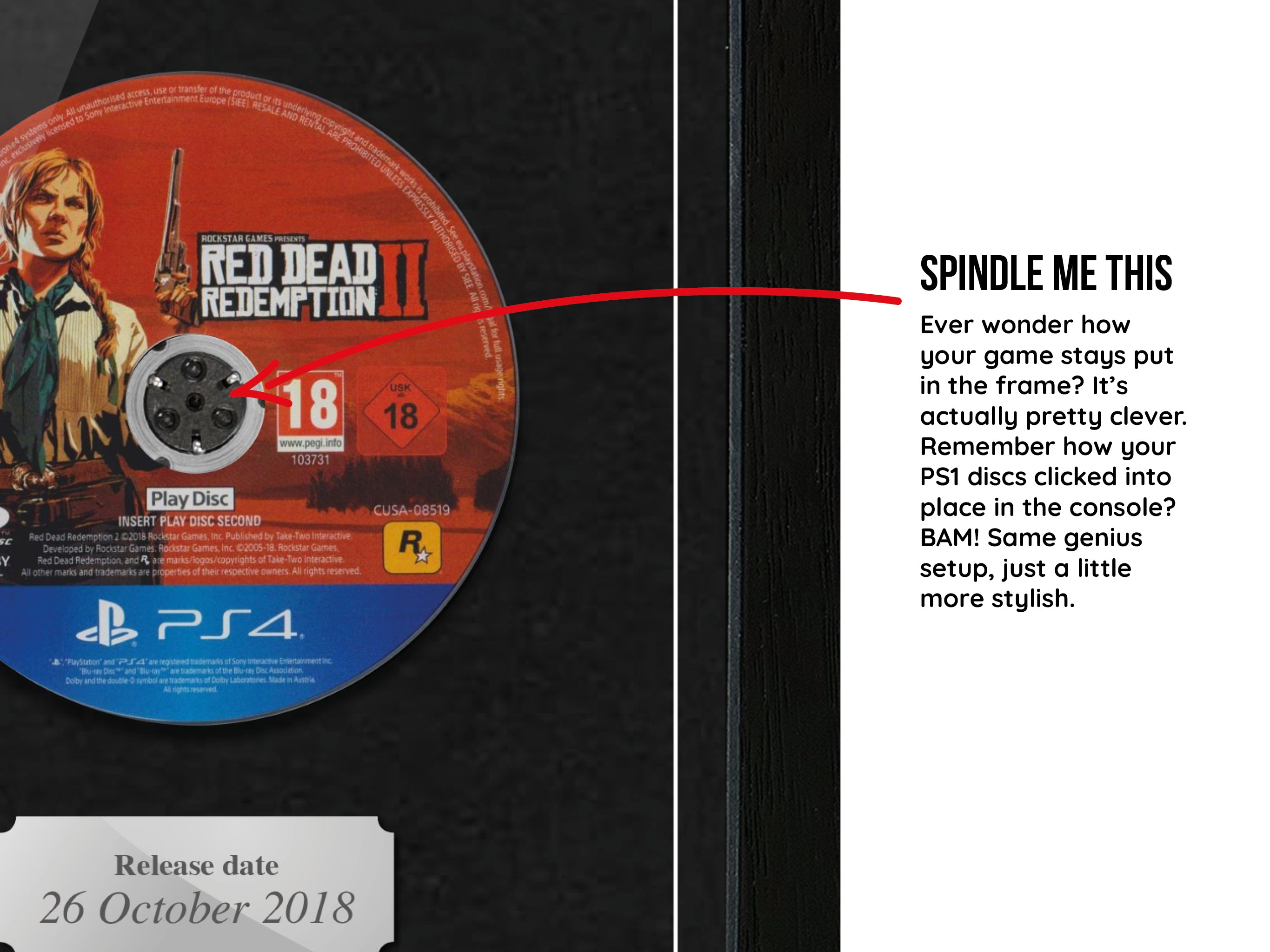 Red Dead Redemption II (PS4) Expo Pro Range Framed Game - Frame-A-Game