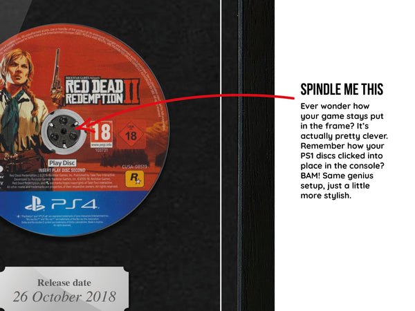 Red Dead Redemption II (PS4) Expo Pro Range Framed Game - Frame-A-Game