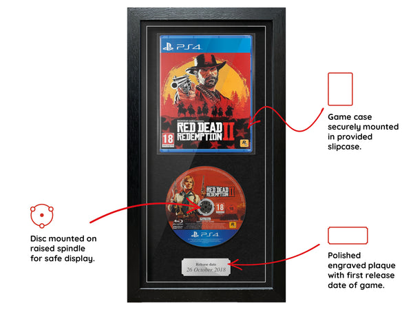 Red Dead Redemption II (PS4) Expo Pro Range Framed Game - Frame-A-Game