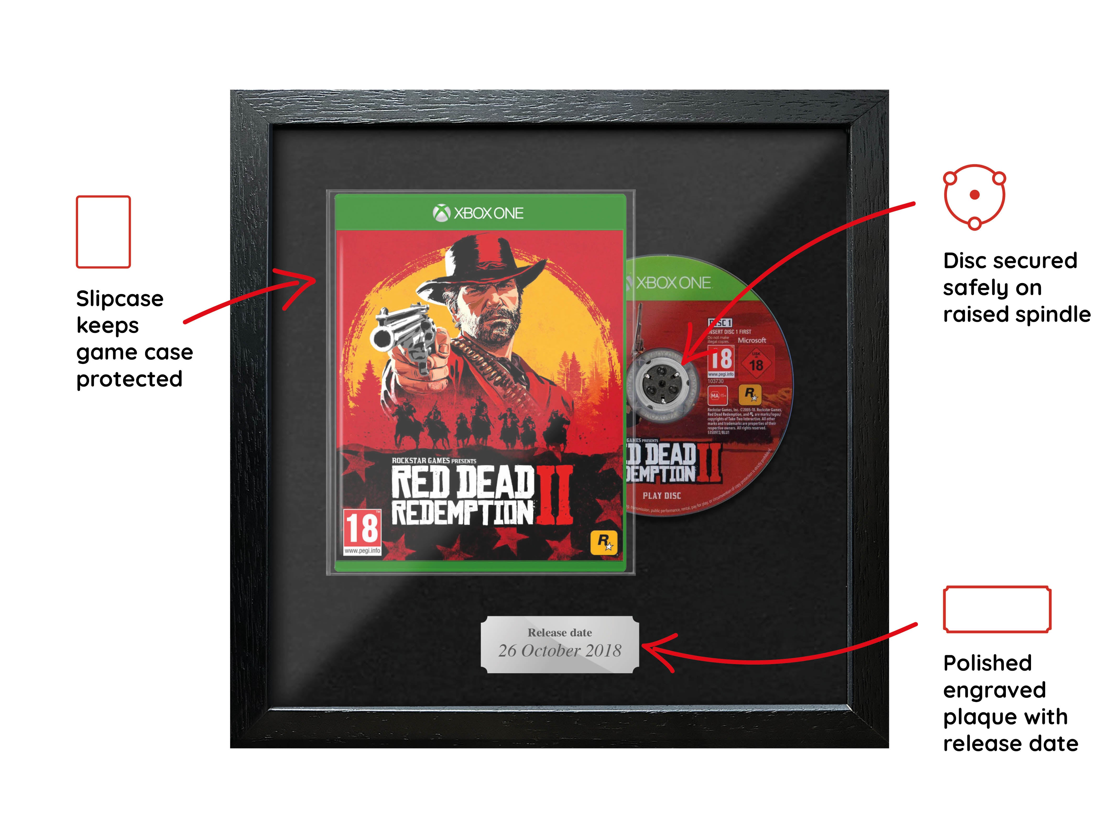 Red Dead Redemption II (Xbox One) Framed Game - Frame-A-Game