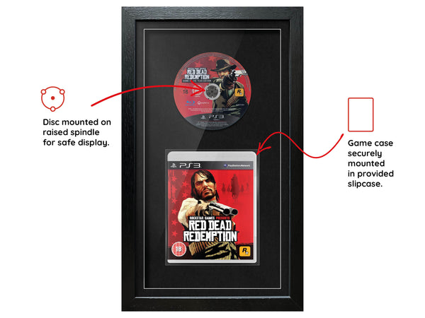Red Dead Redemption (PS3) Exhibition Range Framed Game - Frame-A-Game