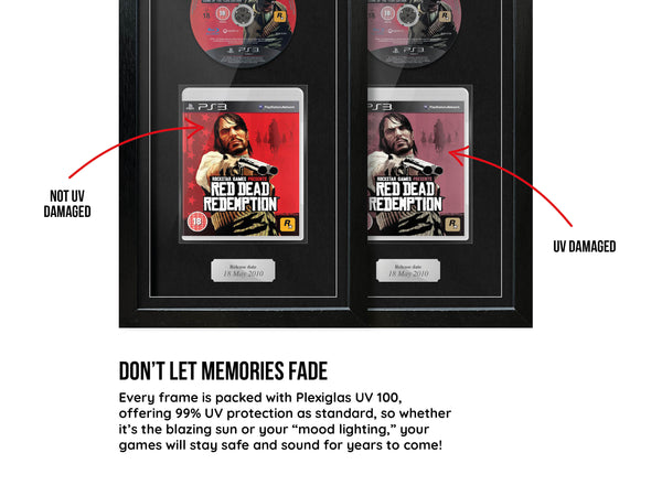 Red Dead Redemption (PS3) Exhibition Range Framed Game - Frame-A-Game