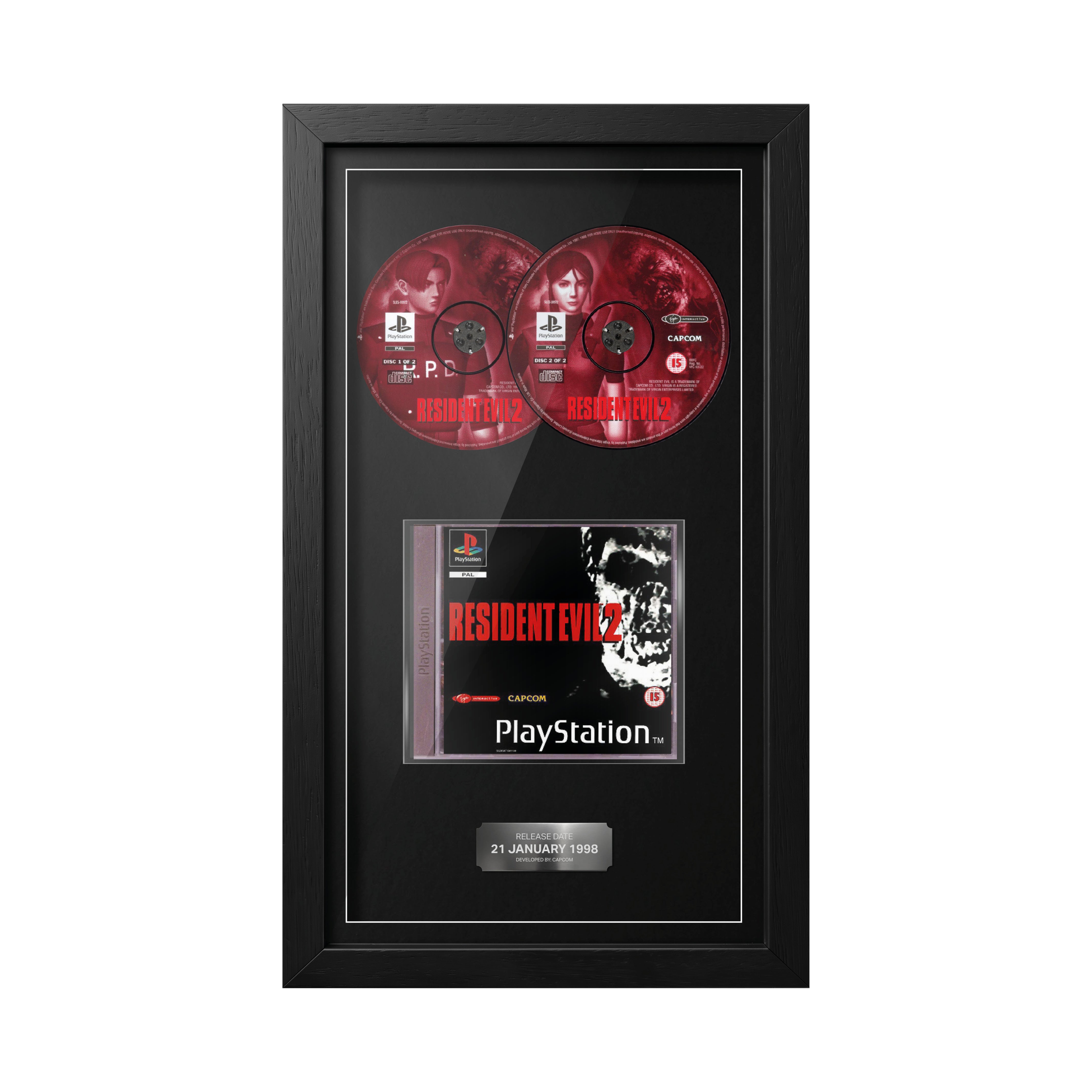 Resident Evil 2 (PS1) Jeu encadré de la gamme Exhibition Range