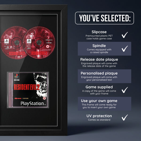 Resident Evil 2 (PS1) Jeu encadré de la gamme Exhibition Range