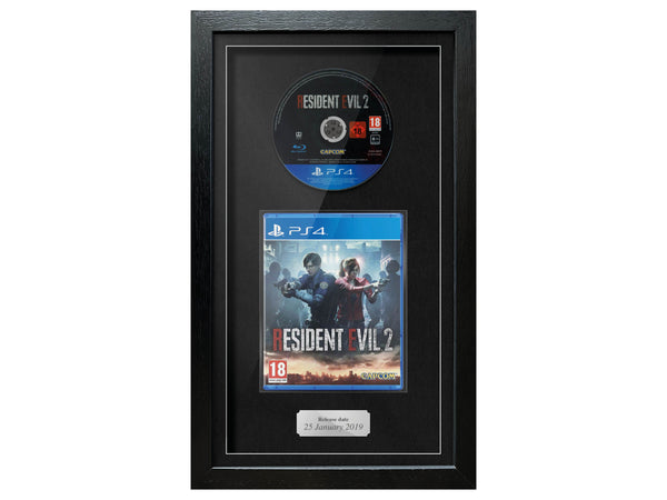 Resident Evil 2 (PS4) Exhibition Range Framed Game - Frame-A-Game