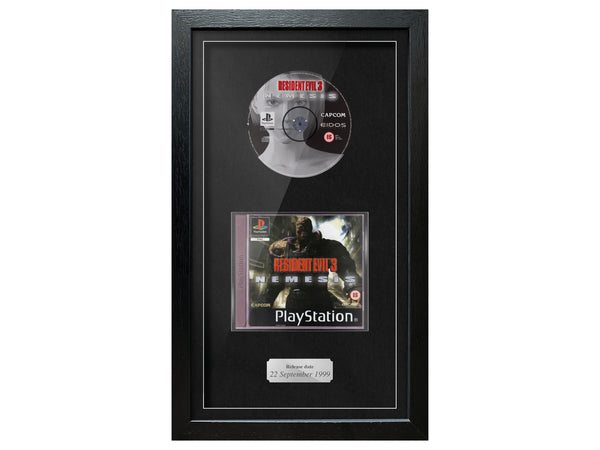 Resident Evil 3: Nemesis (PS1) Exhibition Range Framed Game - Frame-A-Game
