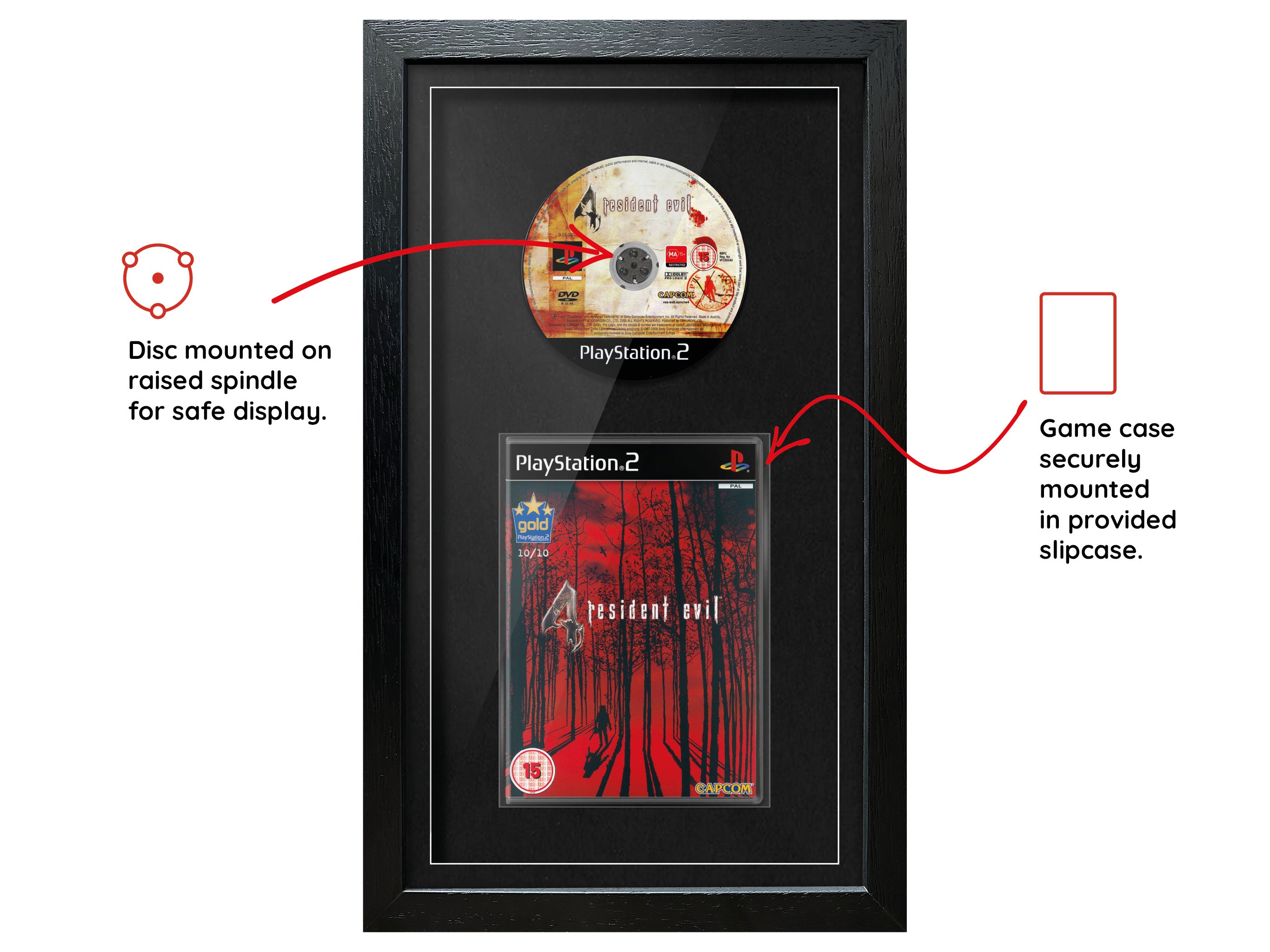 Resident Evil 4 (PS2) Exhibition Range Framed Game - Frame-A-Game