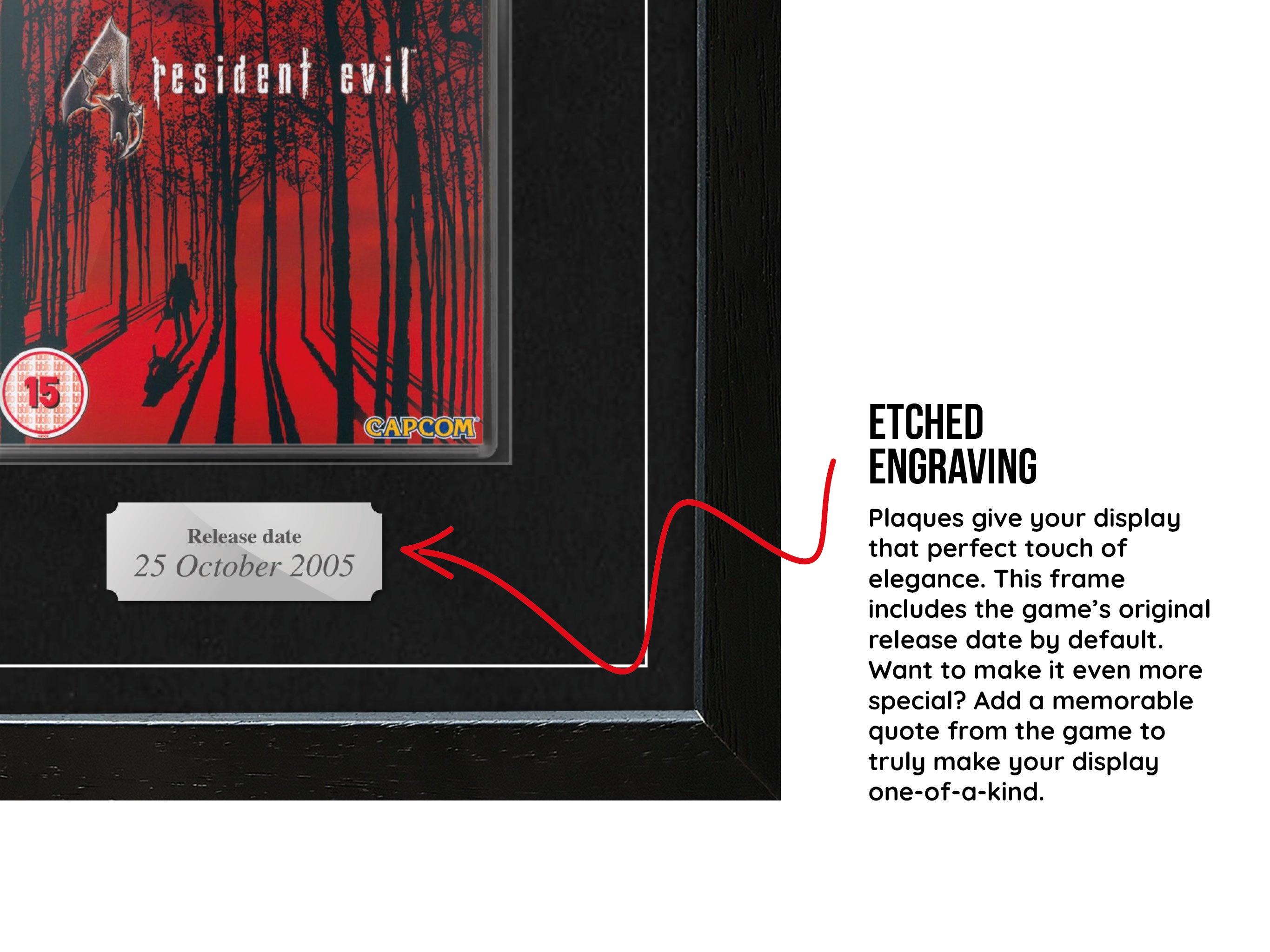 Resident Evil 4 (PS2) Exhibition Range Framed Game - Frame-A-Game