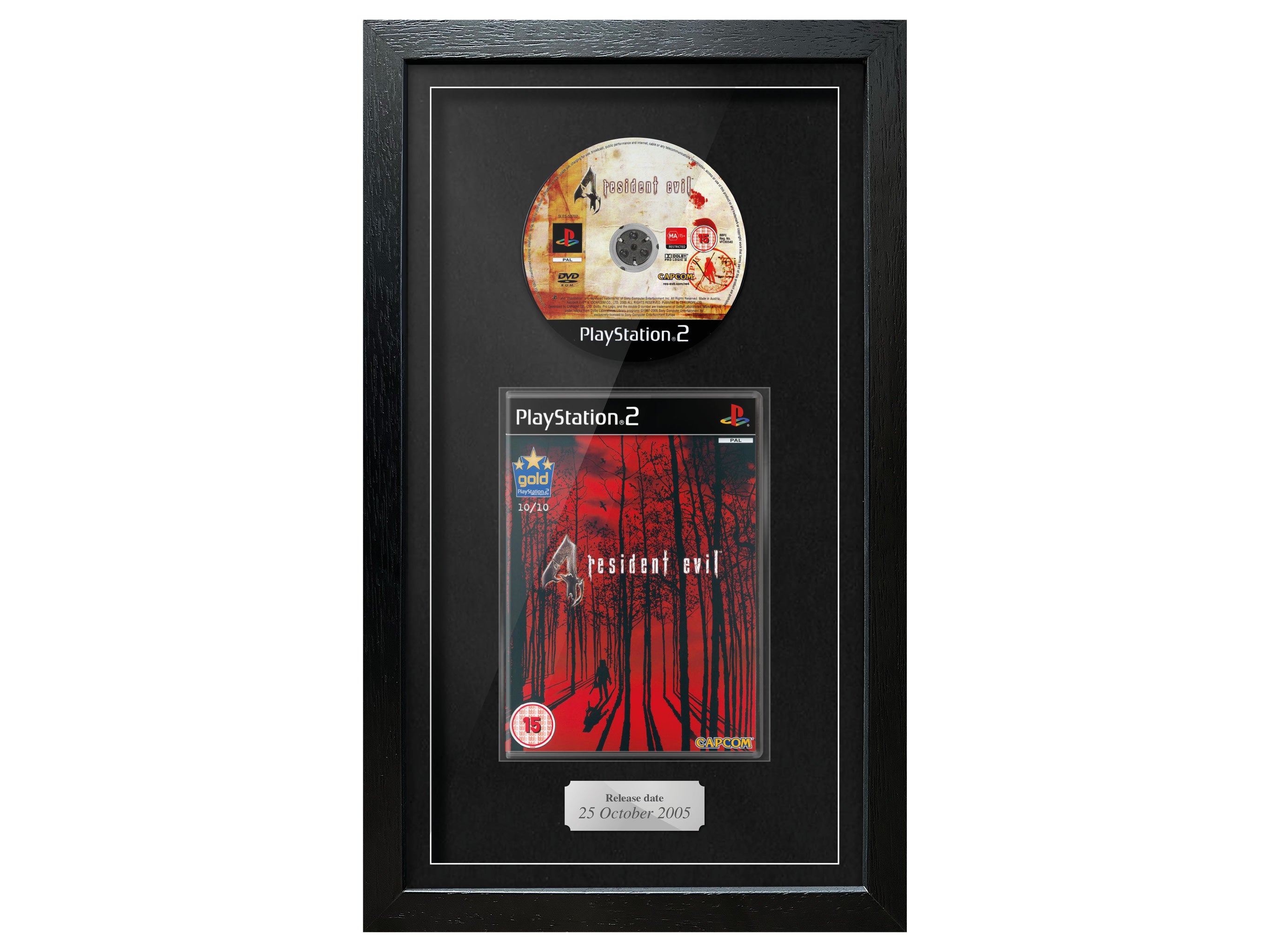 Resident Evil 4 (PS2) Exhibition Range Framed Game - Frame-A-Game