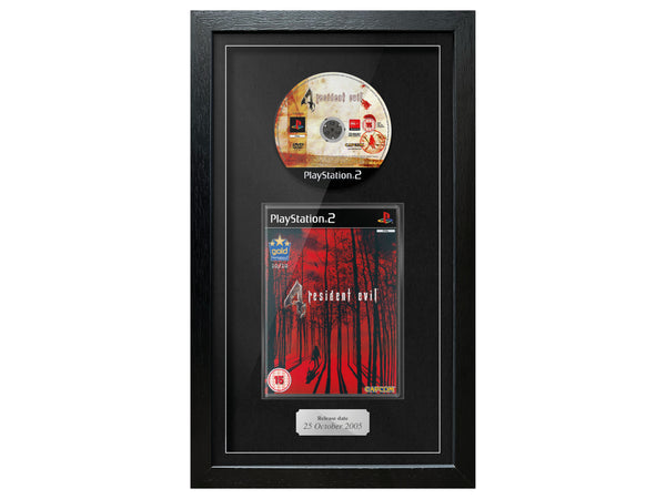 Resident Evil 4 (PS2) Exhibition Range Framed Game - Frame-A-Game