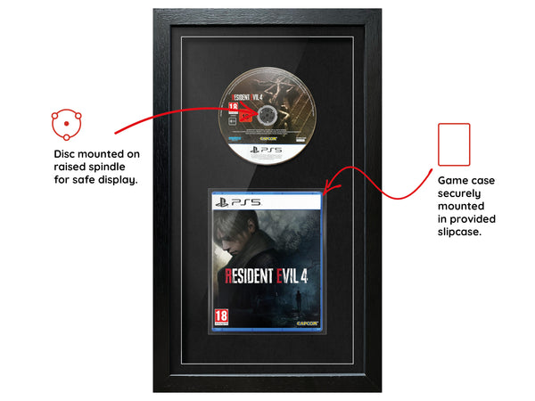 Resident Evil 4 (PS5) Exhibition Range Framed Game - Frame-A-Game