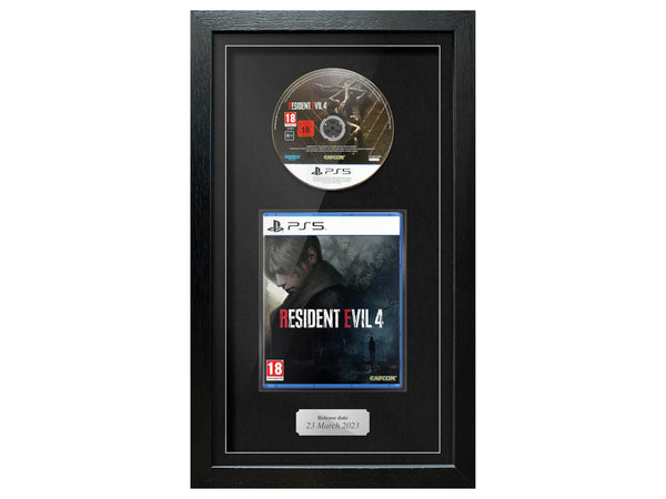 Resident Evil 4 (PS5) Exhibition Range Framed Game - Frame-A-Game