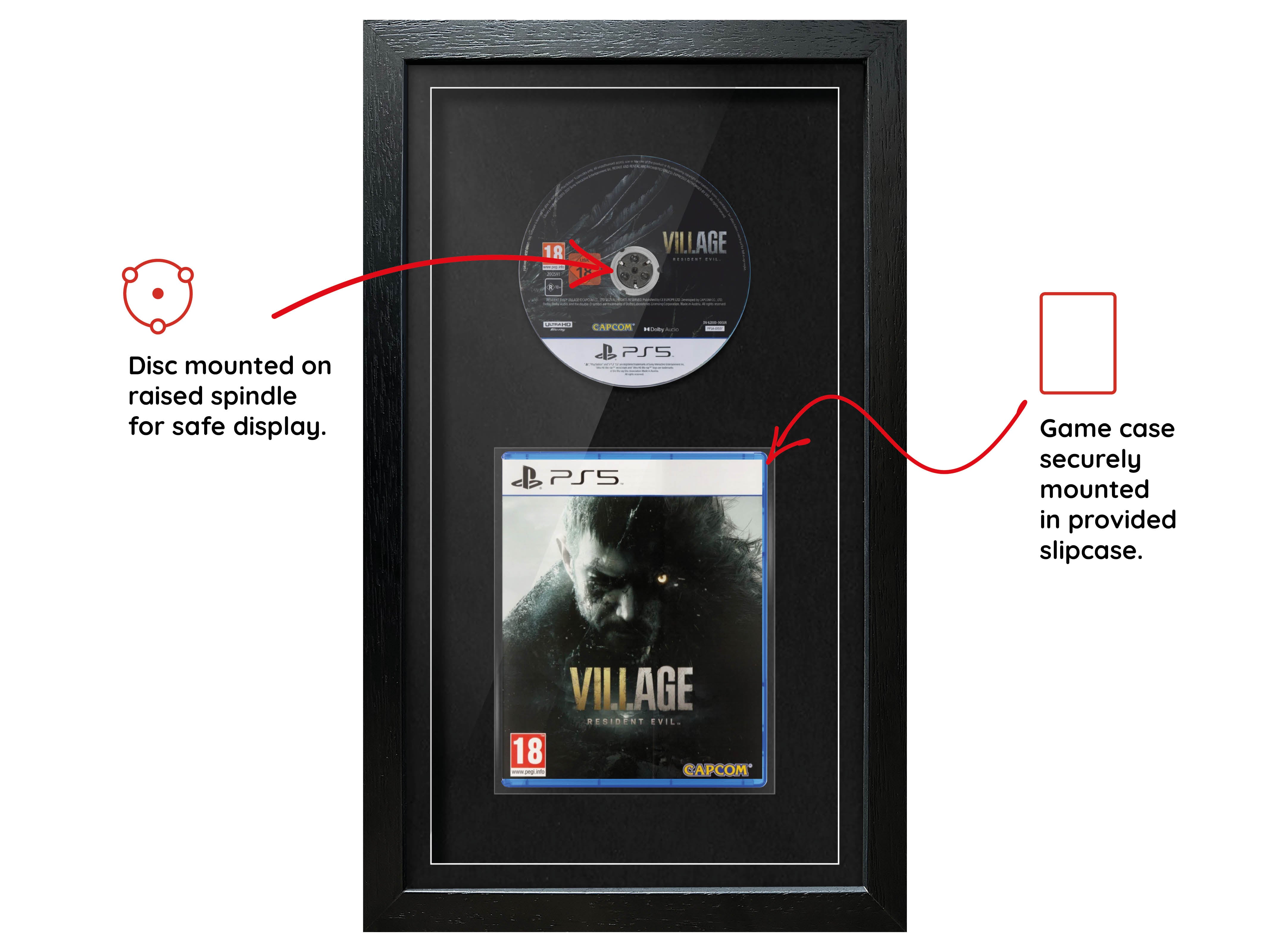 Resident Evil Village (PS5) Exhibition Range Framed Game - Frame-A-Game
