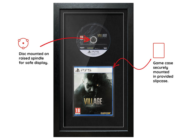 Resident Evil Village (PS5) Exhibition Range Framed Game - Frame-A-Game