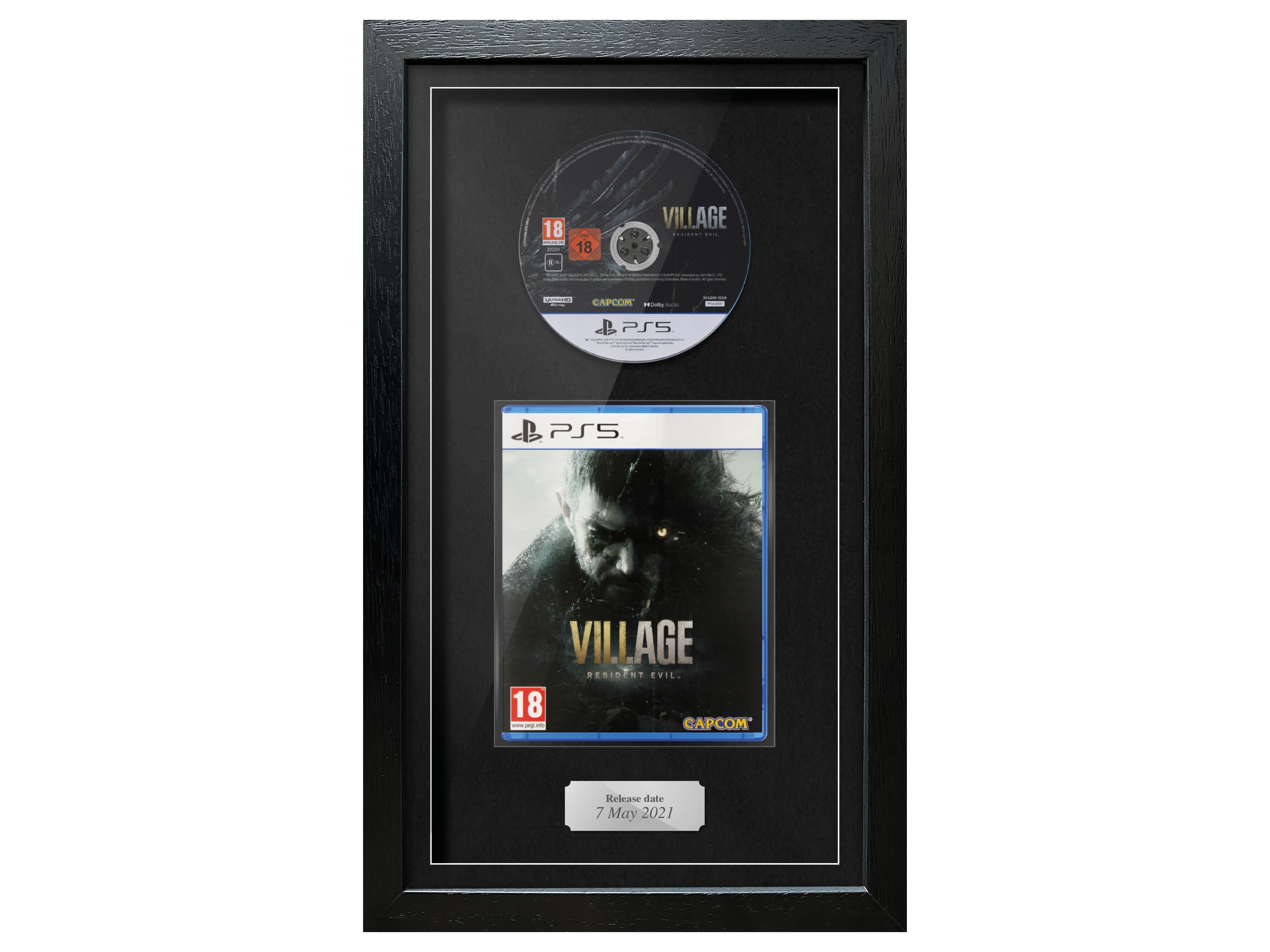 Resident Evil Village (PS5) Exhibition Range Framed Game - Frame-A-Game