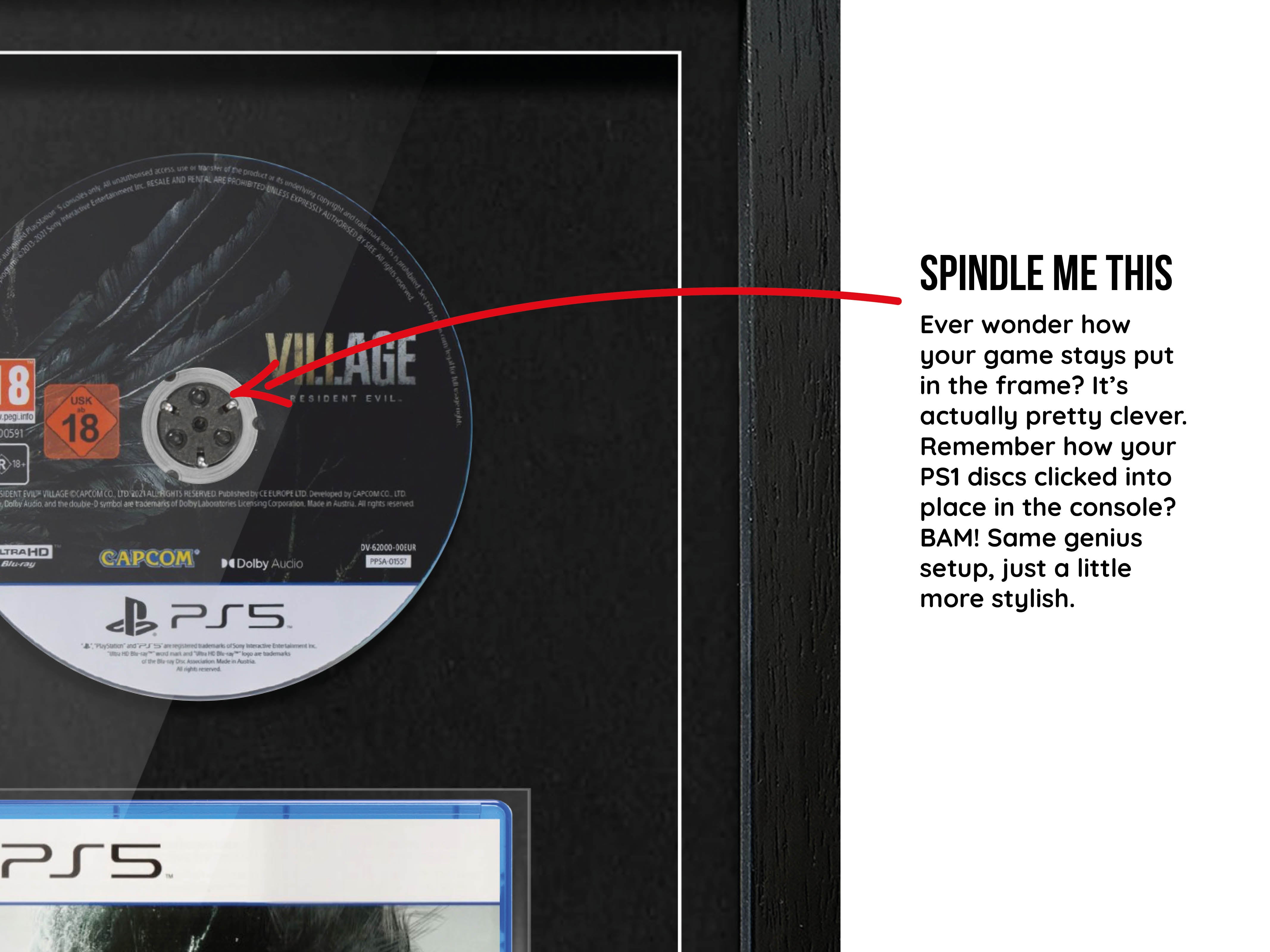 Resident Evil Village (PS5) Exhibition Range Framed Game - Frame-A-Game
