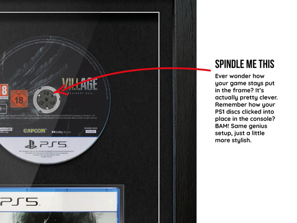 Resident Evil Village (PS5) Exhibition Range Framed Game - Frame-A-Game