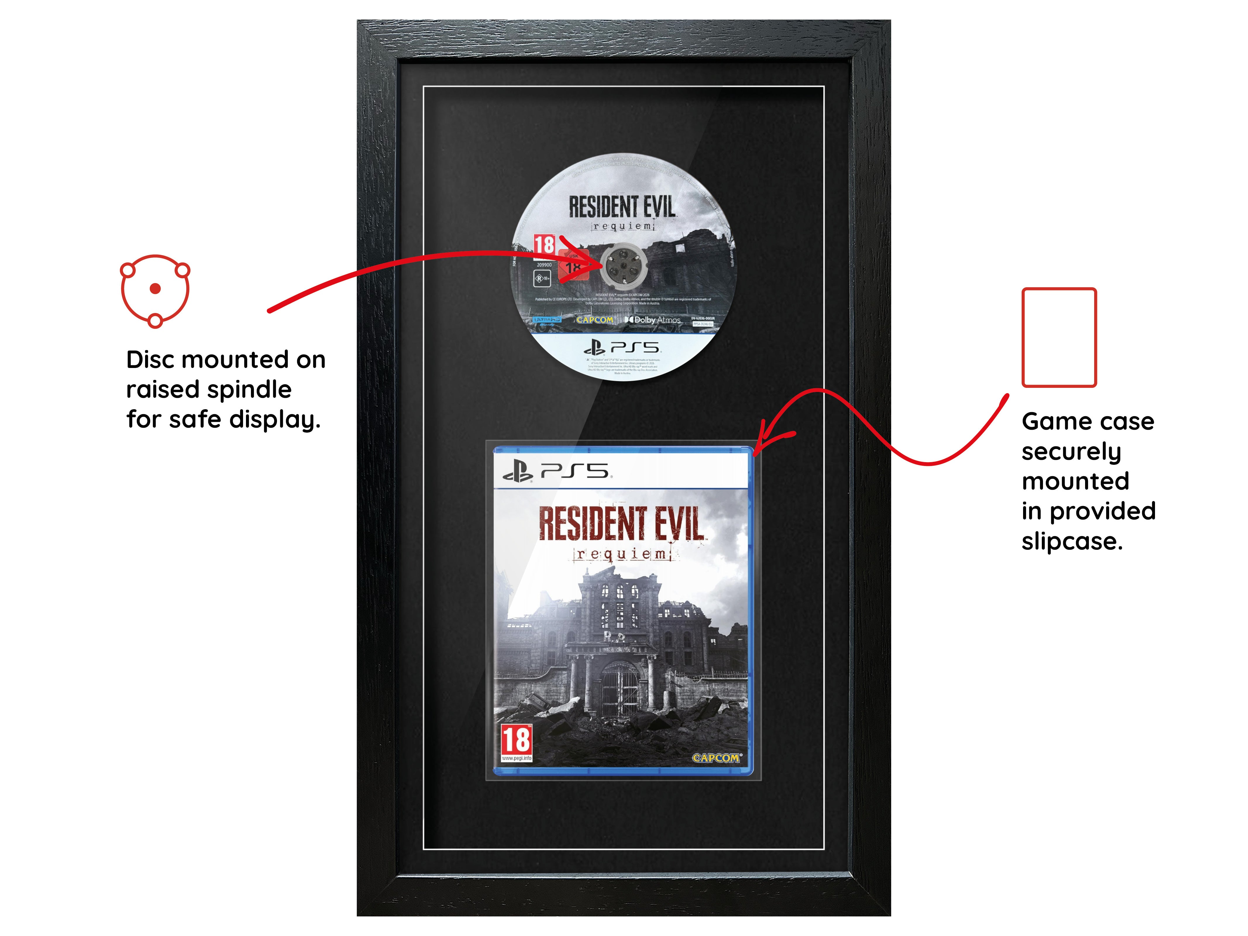 Resident Evil Requiem (PS5) Exhibition Range Framed Game - Frame-A-Game