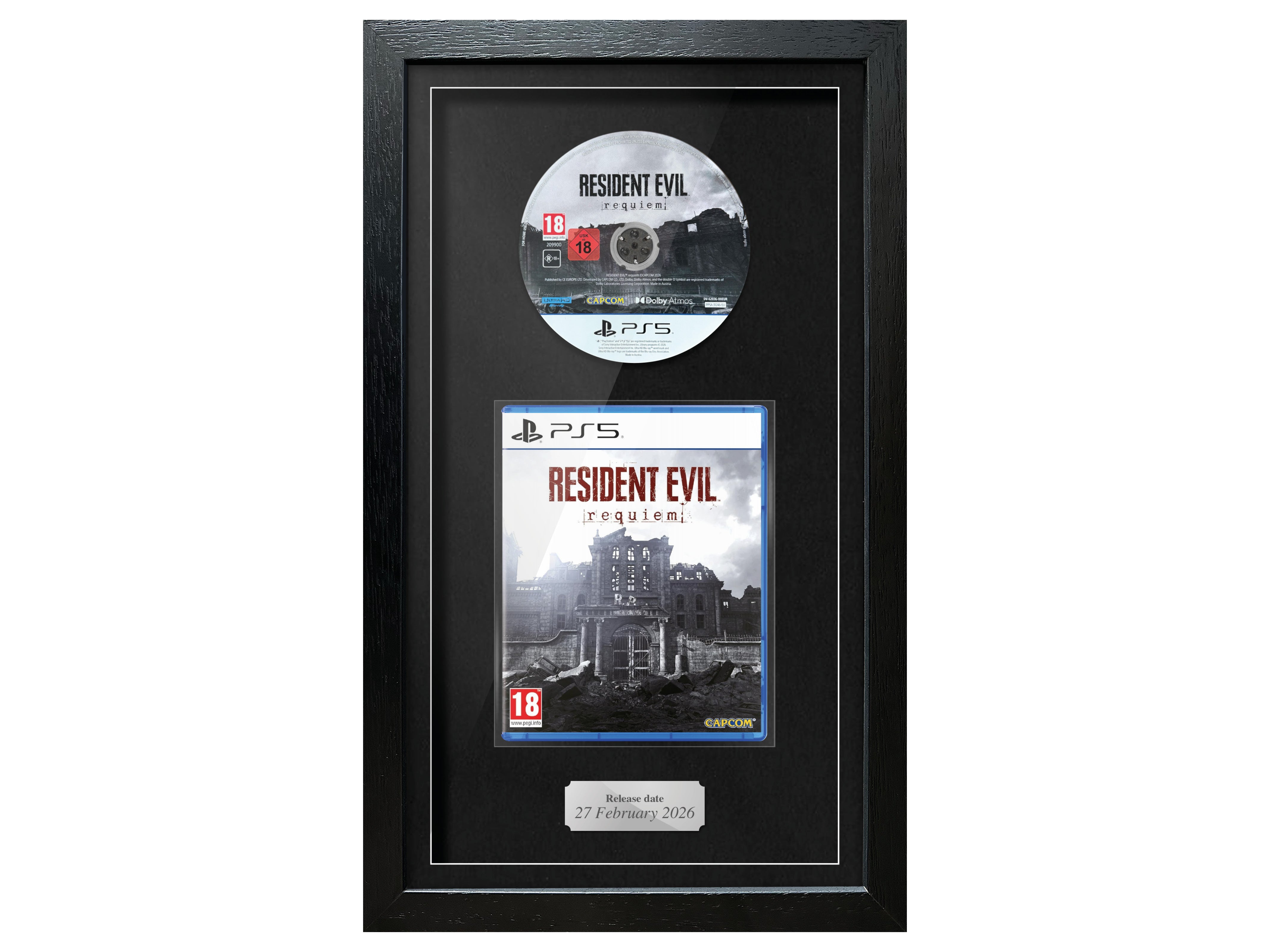 Resident Evil Requiem (PS5) Exhibition Range Framed Game - Frame-A-Game