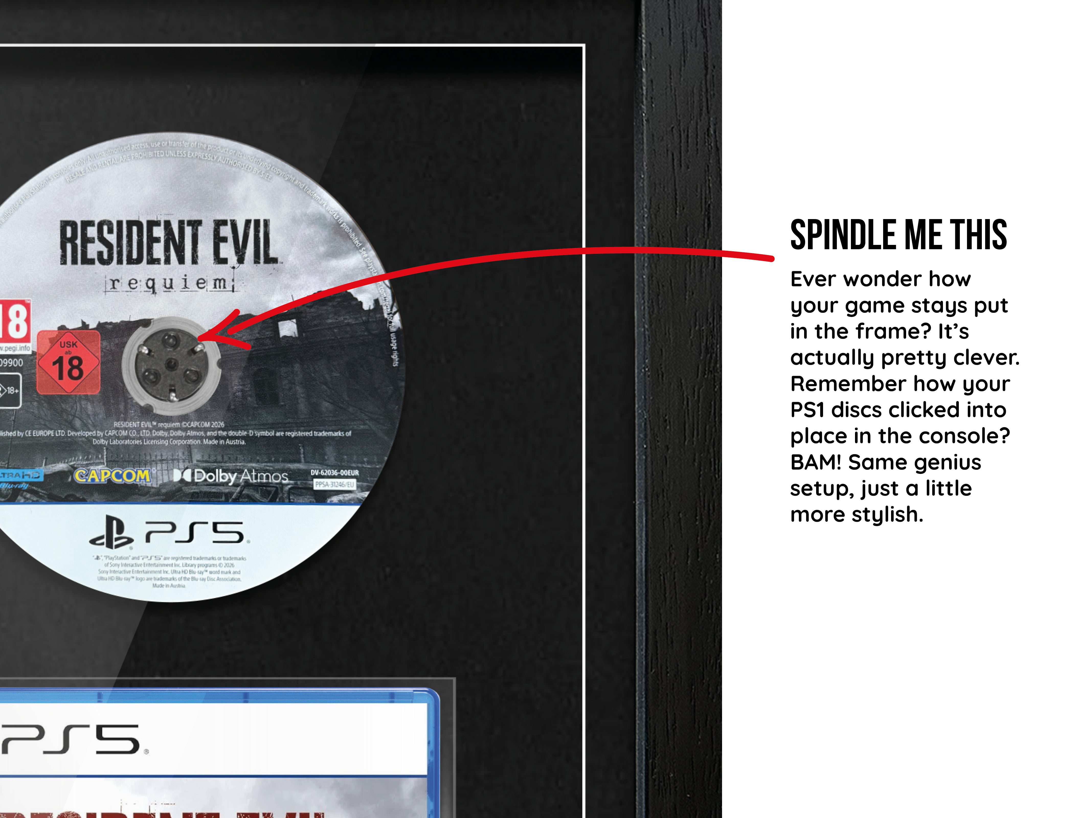 Resident Evil Requiem (PS5) Exhibition Range Framed Game - Frame-A-Game