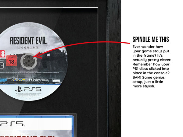 Resident Evil Requiem (PS5) Exhibition Range Framed Game - Frame-A-Game