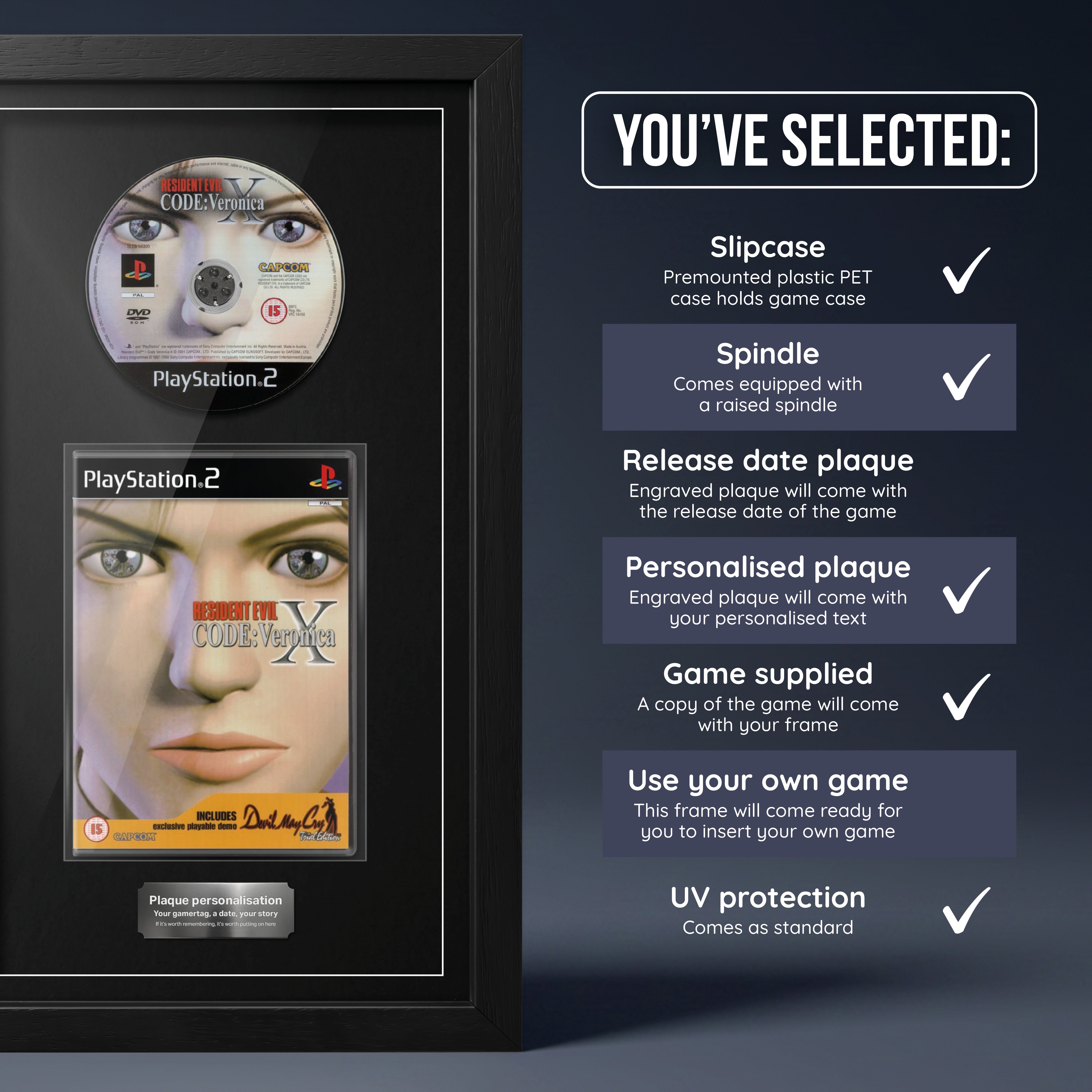 Resident Evil Code: Veronica X (PS2) Jeu encadré de la gamme Exhibition Range