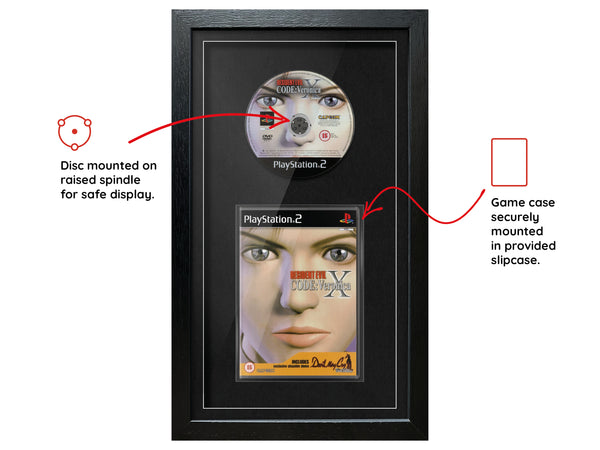 Resident Evil Code: Veronica X (PS2) Exhibition Range Framed Game - Frame-A-Game