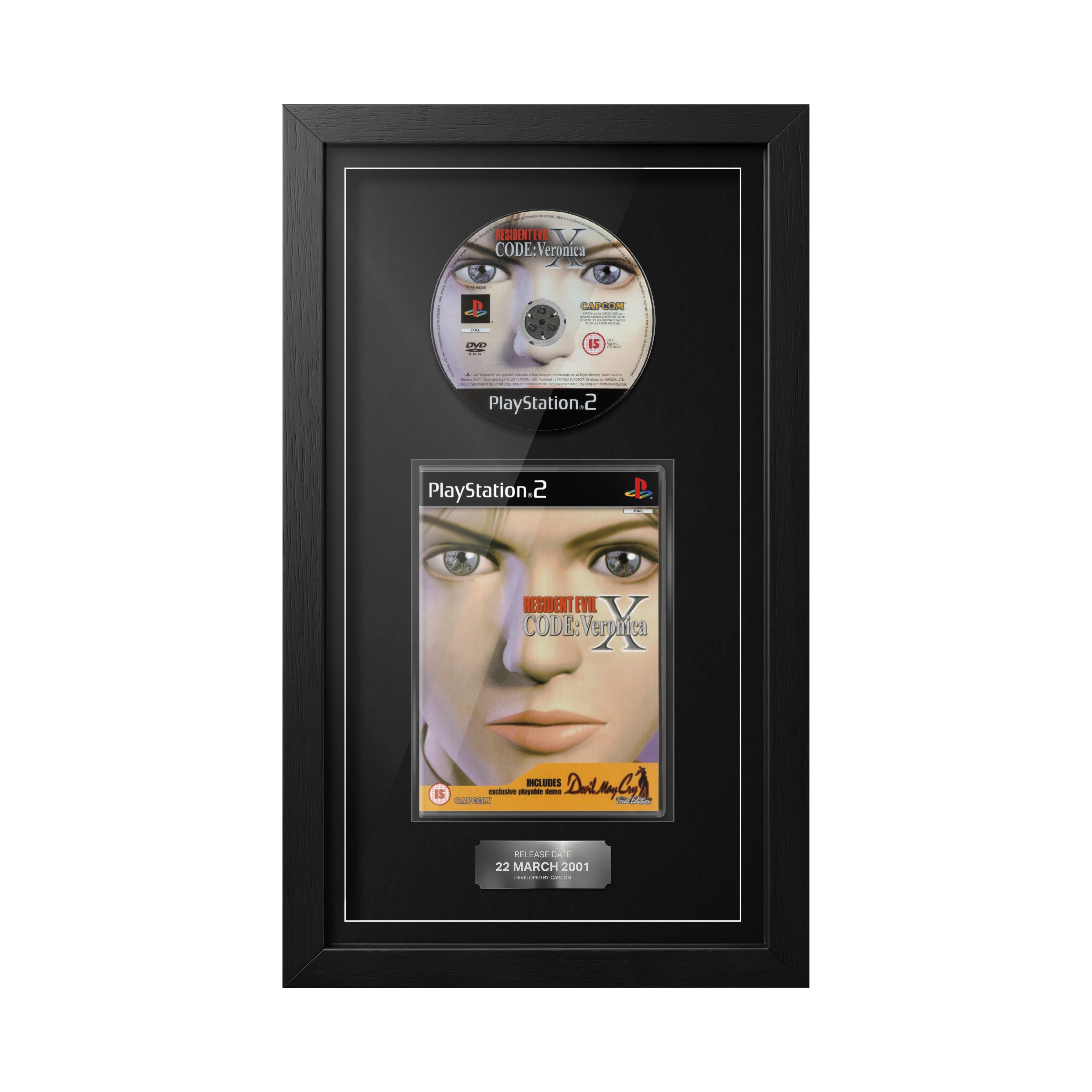 Resident Evil Code: Veronica X (PS2) Jeu encadré de la gamme Exhibition Range