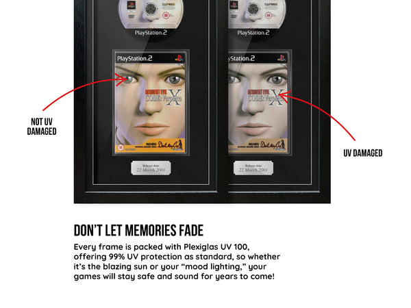 Resident Evil Code: Veronica X (PS2) Exhibition Range Framed Game - Frame-A-Game