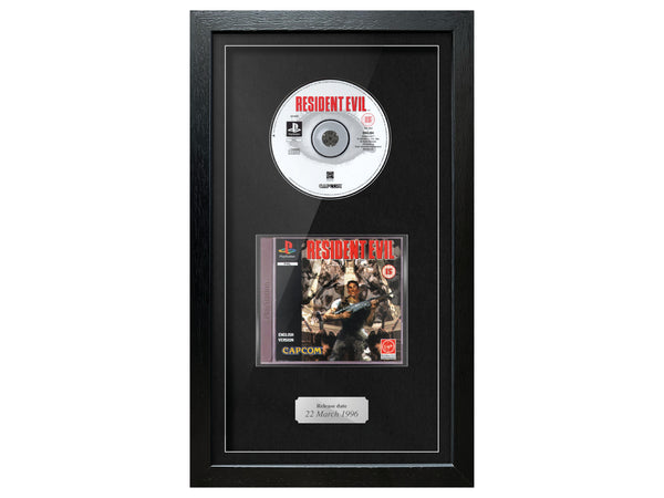 Resident Evil (PS1) Exhibition Range Framed Game - Frame-A-Game