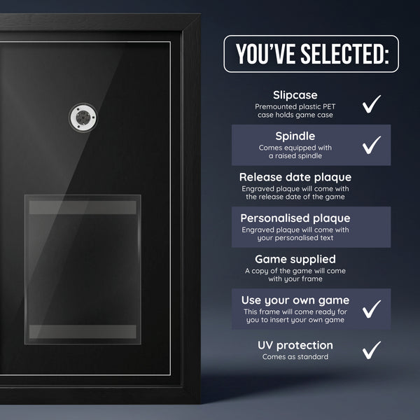 Exhibition Range frame, use your own game with no plaque