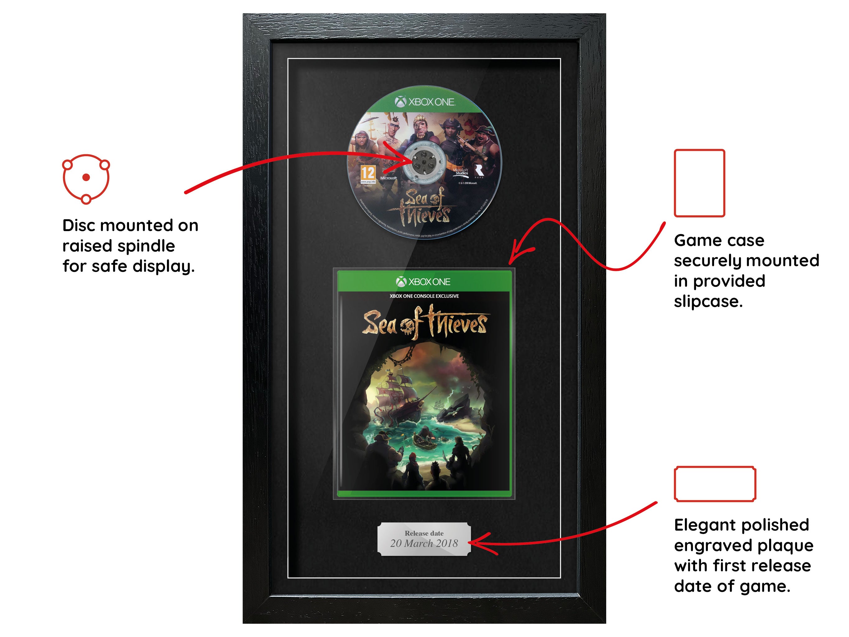 Sea of Thieves (Xbox One) Exhibition Range Framed Game - Frame-A-Game