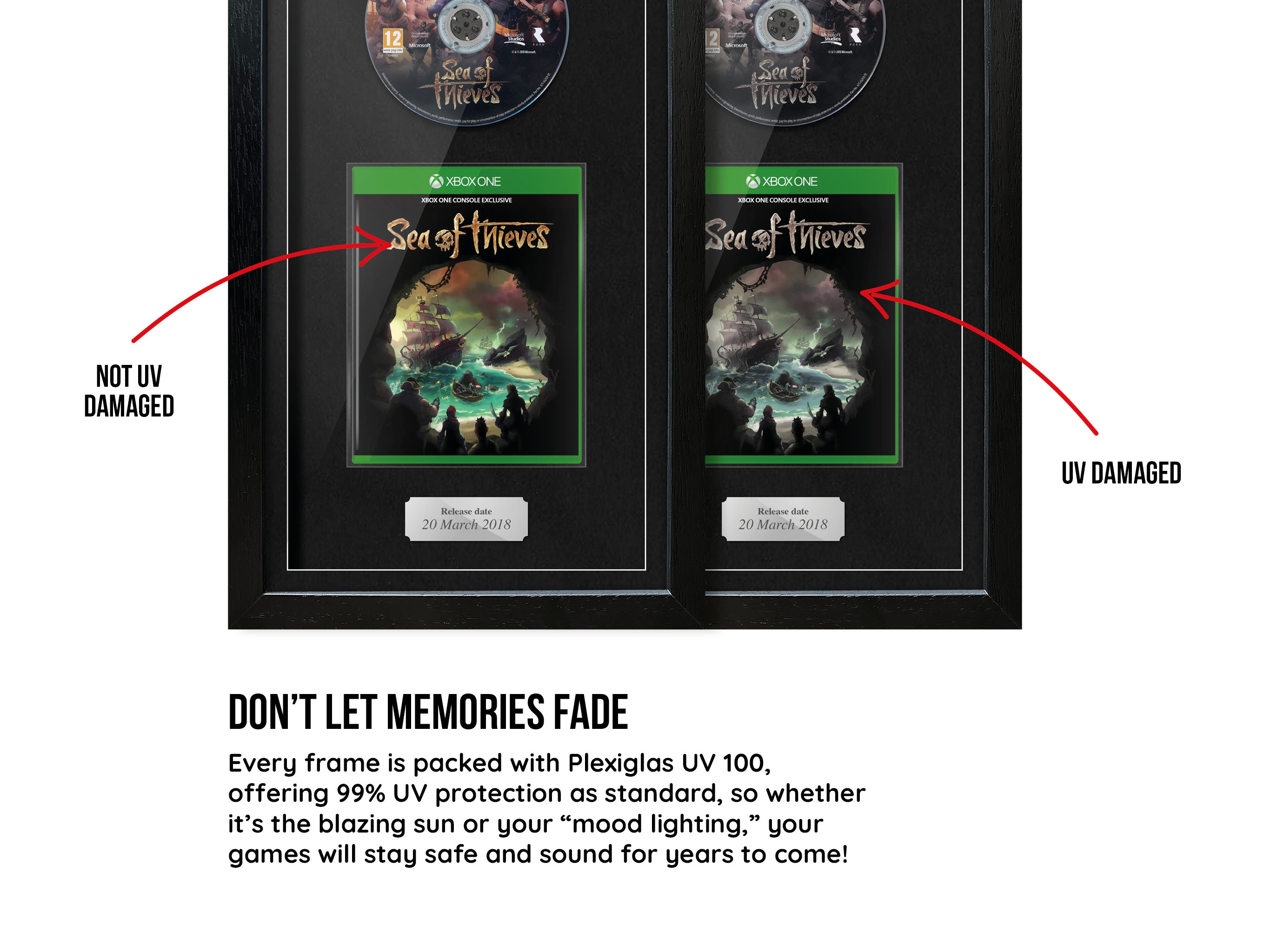 Sea of Thieves (Xbox One) Exhibition Range Framed Game - Frame-A-Game