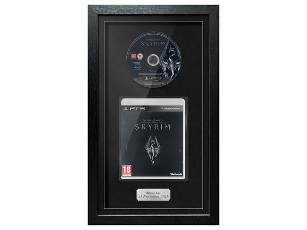 The Elder Scrolls V: Skyrim (PS3) Exhibition Range Framed Game - Frame-A-Game