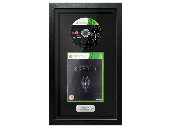 The Elder Scrolls V: Skyrim (Xbox 360) Exhibition Range Framed Game - Frame-A-Game