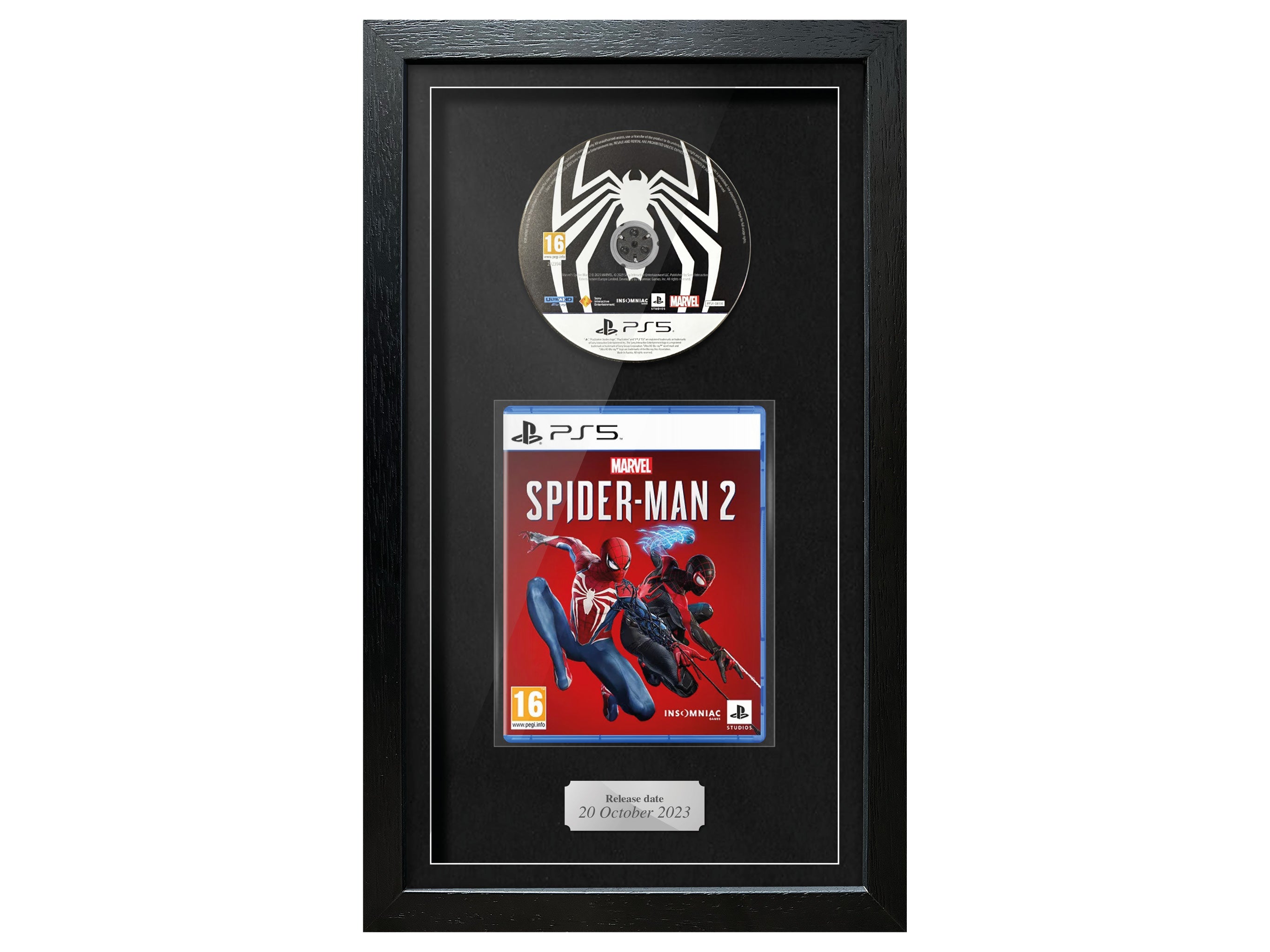Marvel's Spider-Man 2 (PS5) Exhibition Range Framed Game - Frame-A-Game