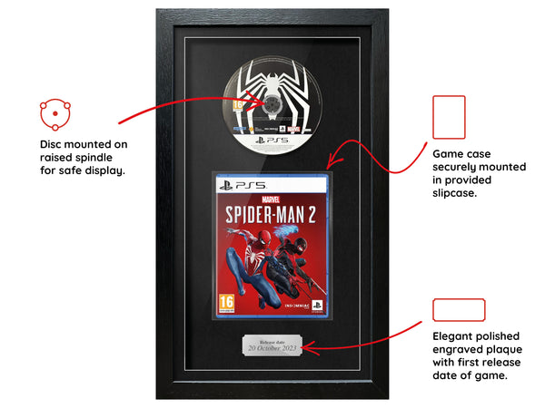 Marvel's Spider-Man 2 (PS5) Exhibition Range Framed Game - Frame-A-Game