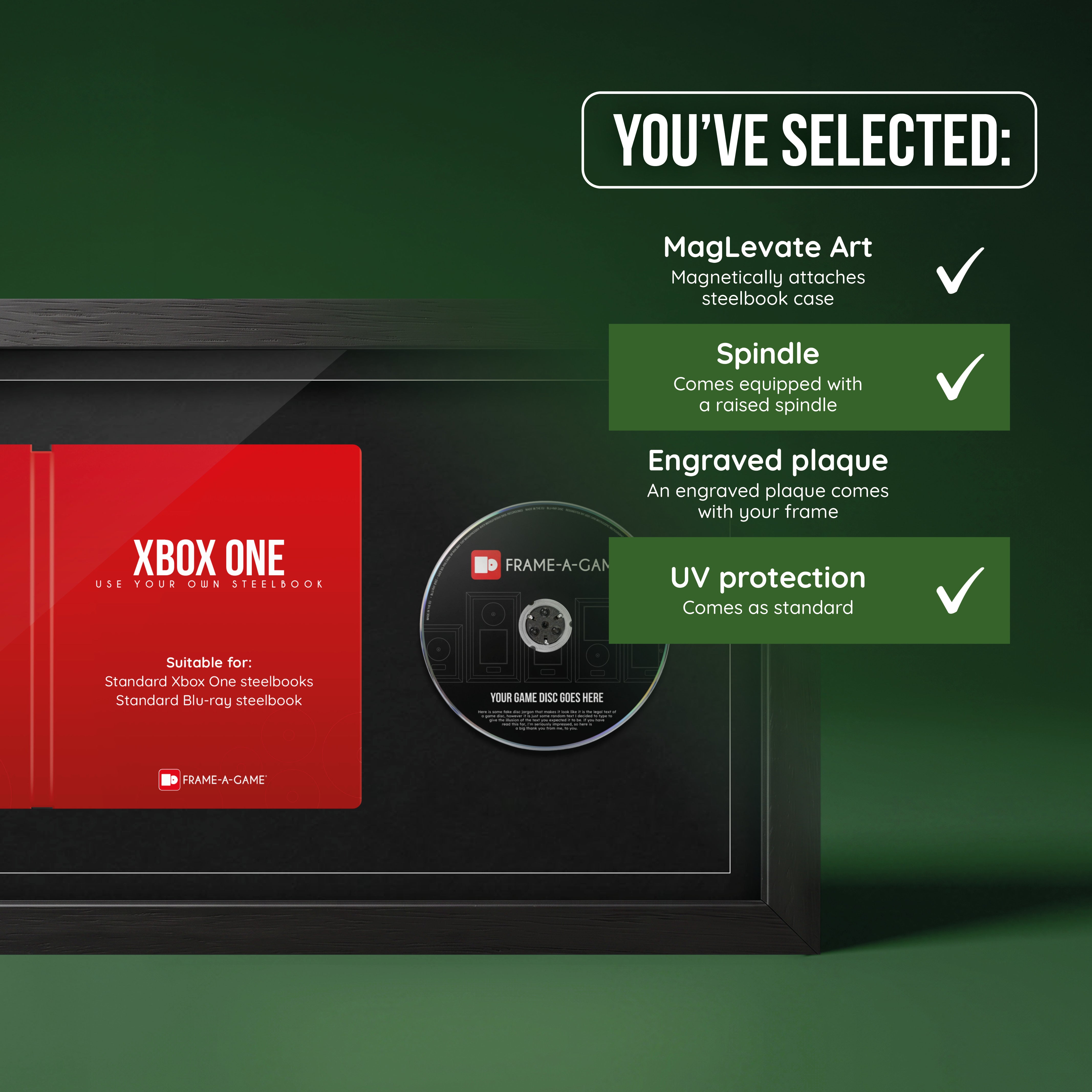 Utilisez votre propre Steelbook (Xbox Series) - Cadre Steelbook Art Range
