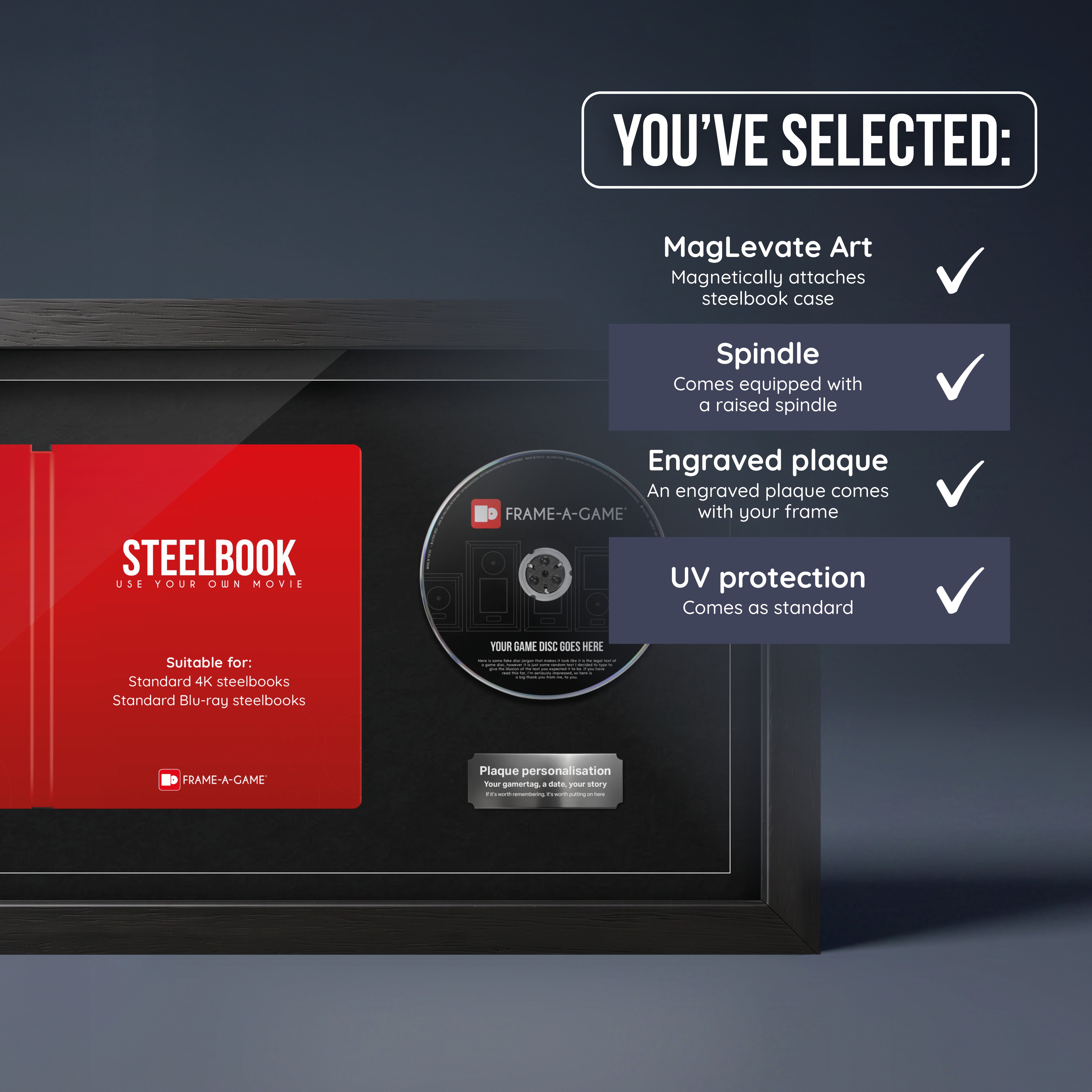 Utilisez votre propre Steelbook (Xbox Series) - Cadre Steelbook Art Range