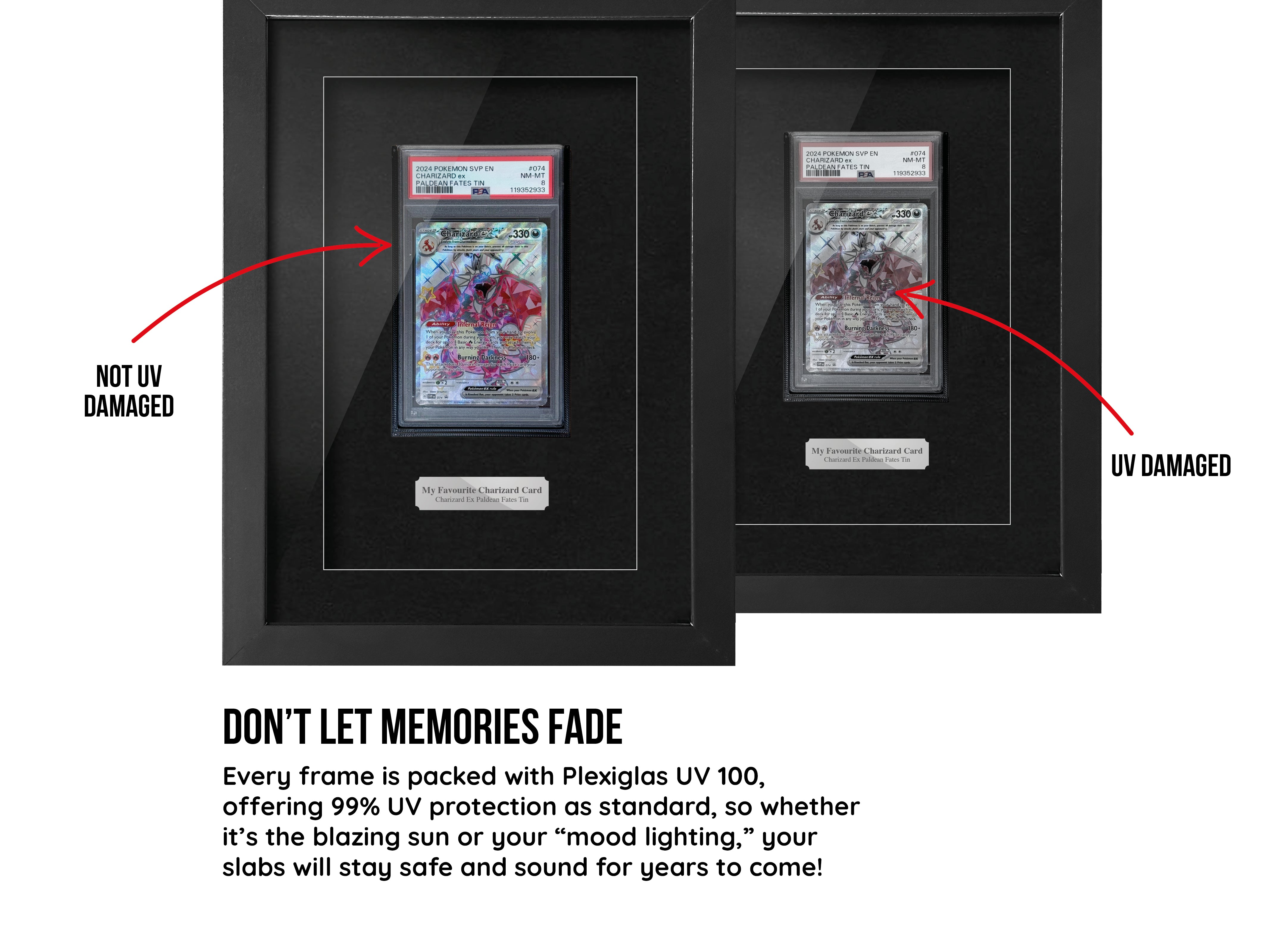 PSA-Graded Trading Card Frame - Frame-A-Game