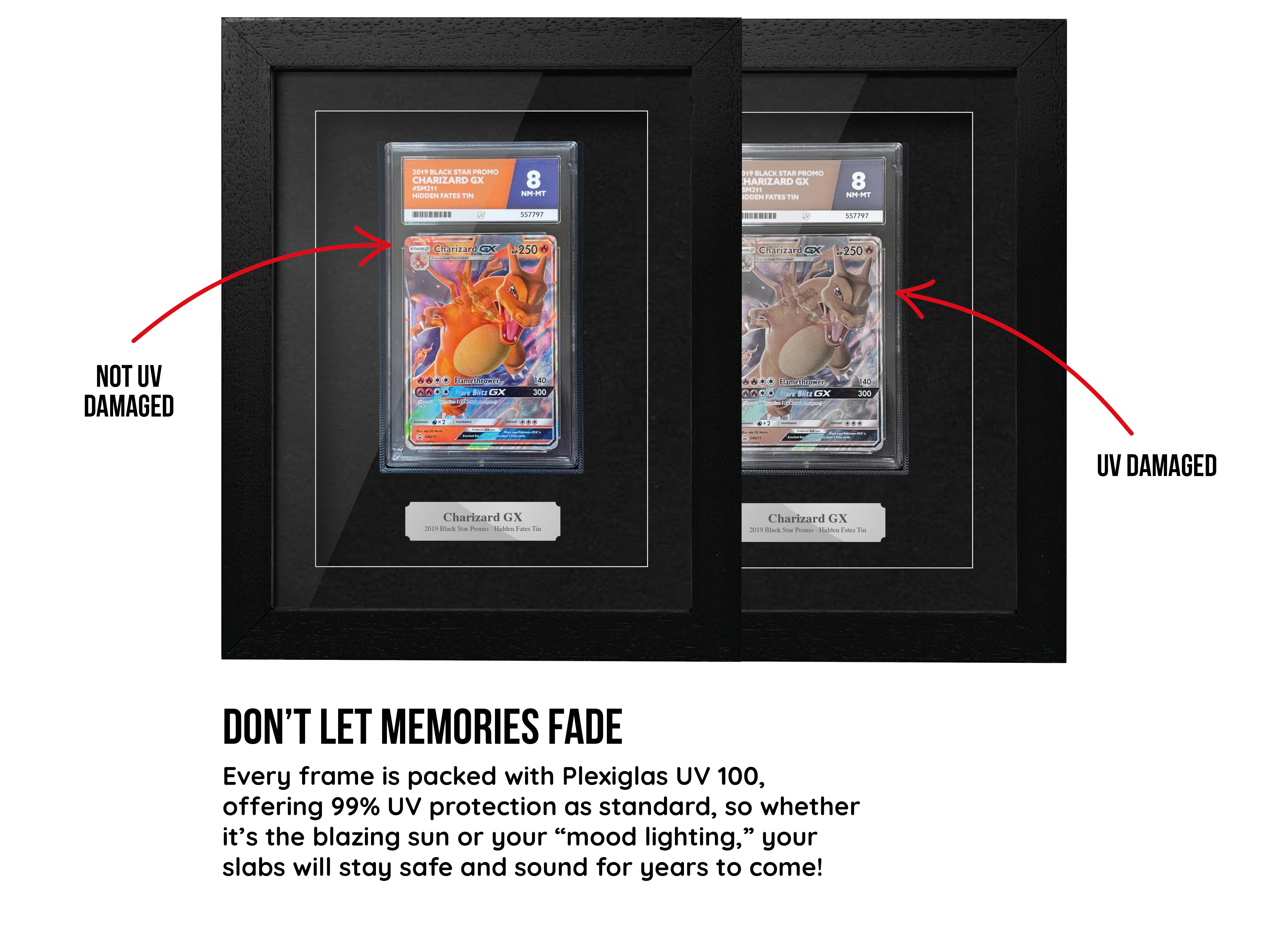 PSA-Graded Trading Card Frame - Frame-A-Game