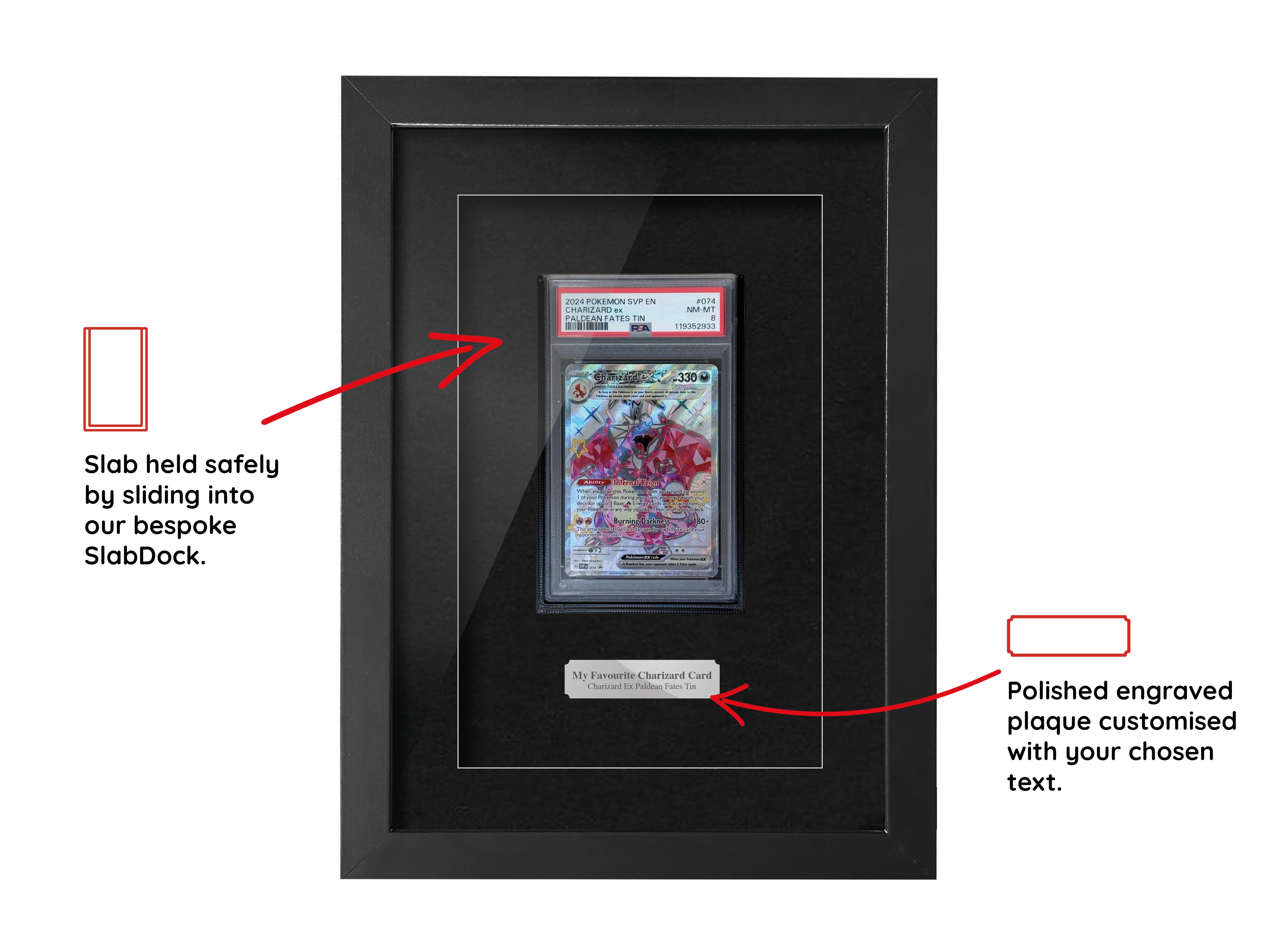 PSA-Graded Trading Card Frame - Frame-A-Game