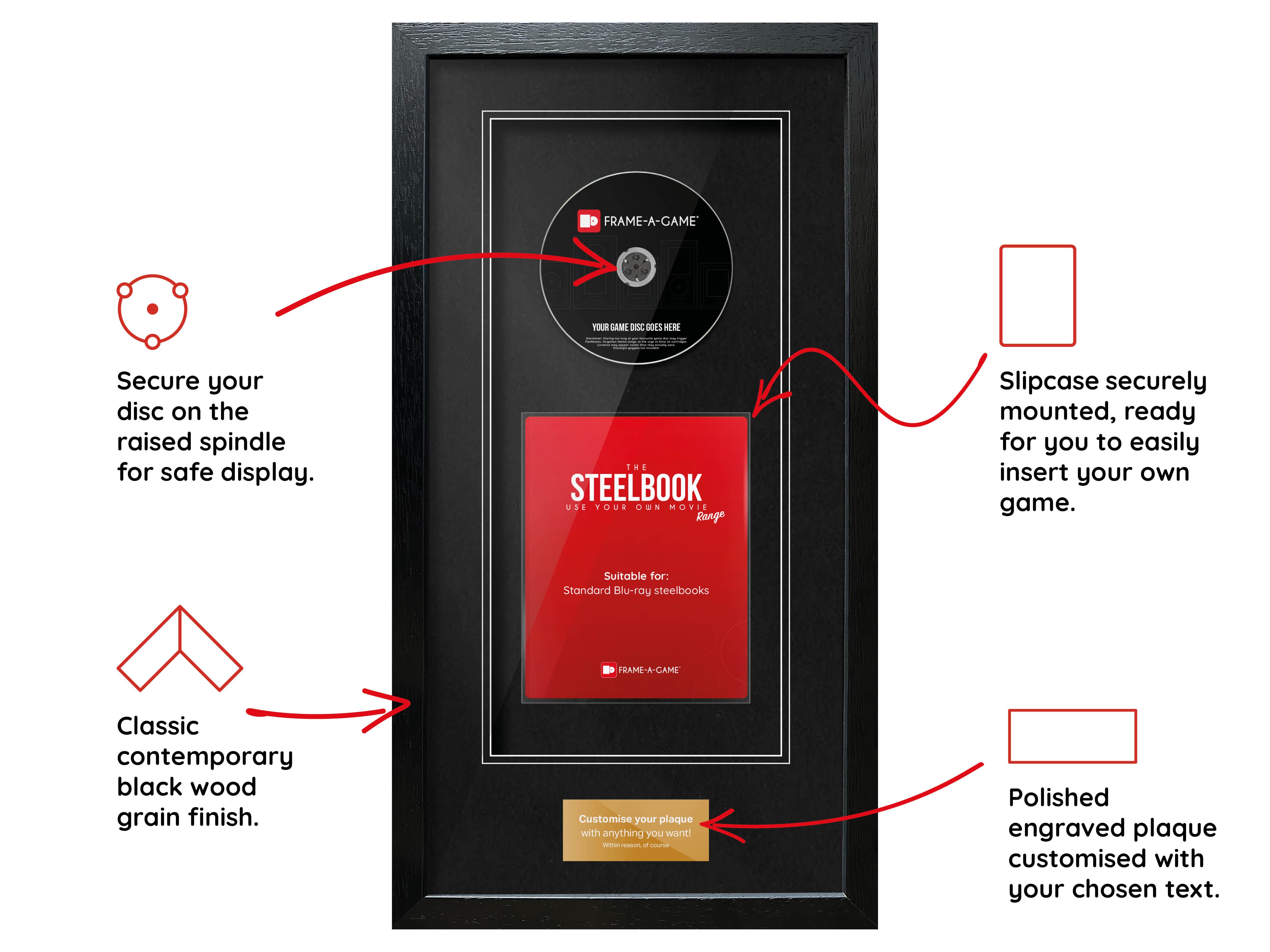 Use Your Own Movie (Steelbook) Elite Range Frame - Frame-A-Game