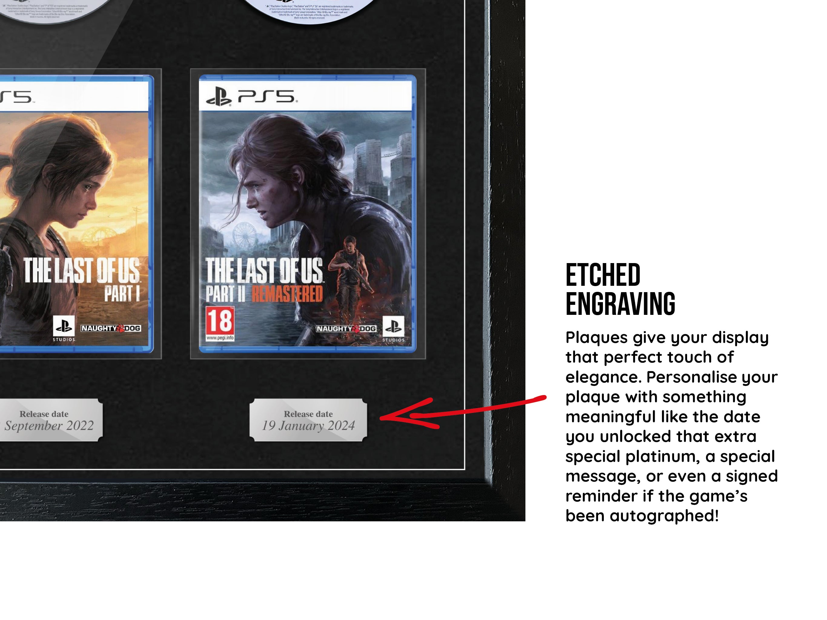 The Last of Us Duo (PS5) Exhibition Range Frame - Frame-A-Game
